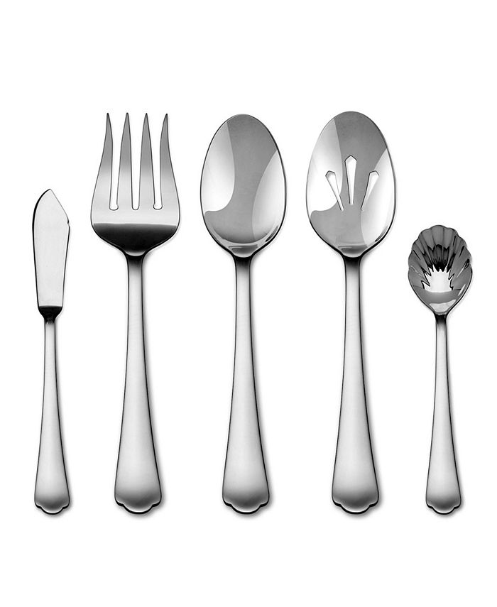Hampton Victoria 18/10 Mirror Finish Flatware Set, 58 Piece Macy's