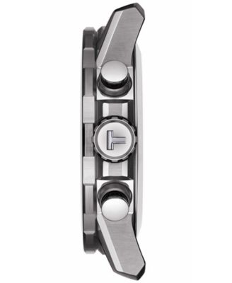 Men's Swiss Chronograph Supersport Stainless Steel Bracelet Watch 45.5mm