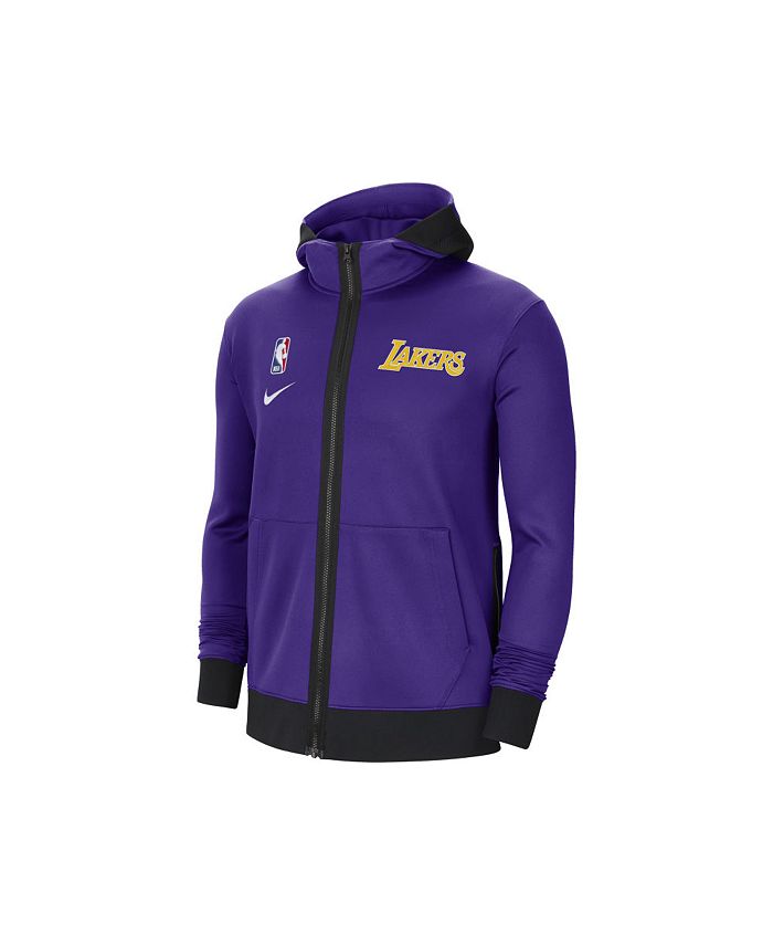 Nike Men's Los Angeles Lakers Showtime Dry Full-Zip Hoodie - Macy's