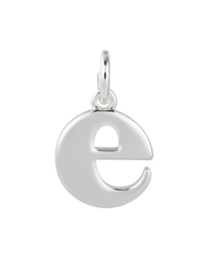 Fine Silver Plated Letter Initial Charms