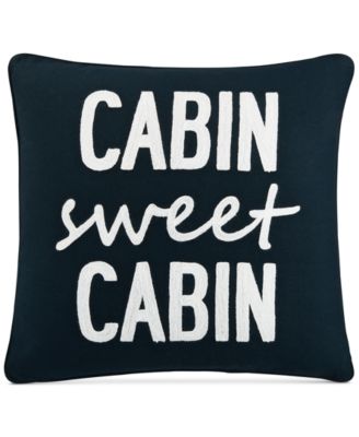 Lacourte - Cabin Sweet Cabin 20" Square Decorative Pillow