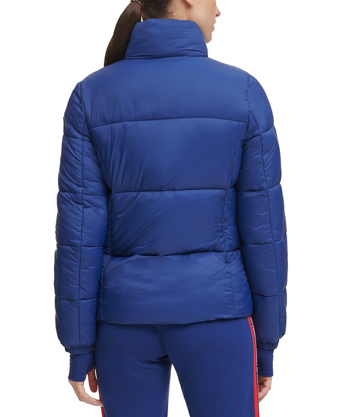 Tommy Hilfiger Thumbhole-Cuff Puffer Jacket & Reviews - Jackets & Vests ...