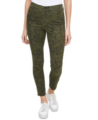Calvin Klein Jeans - Python-Print High-Rise Skinny Jeans