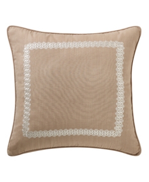 Rose Tree Audrey Pillow, 20" X 20" Bedding In Brown