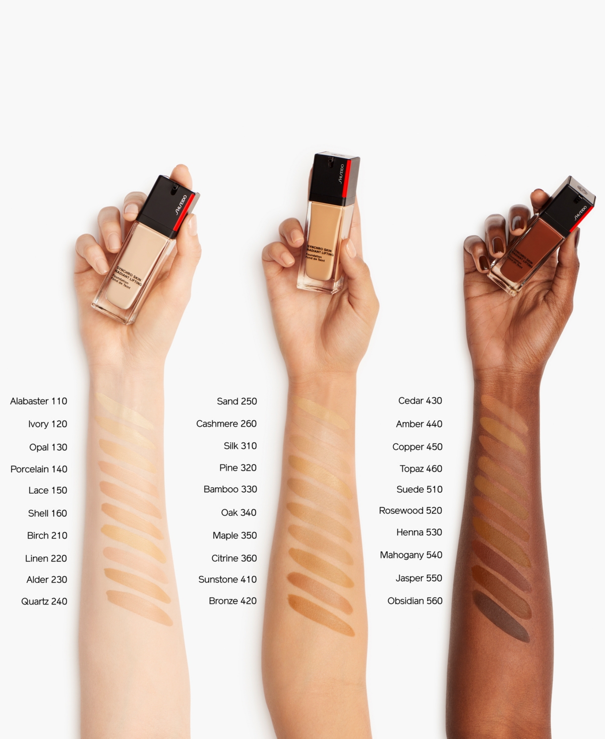 Shop Shiseido Synchro Skin Radiant Lifting Foundation, 30 ml In Linen - Balanced Tone For Light Skin,ne