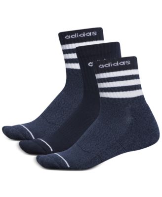 adidas - Men's 3-Pack 3-Stripe High Quarter Socks