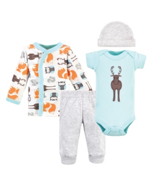 Hudson Baby Boys and Girls Preemie Layette 4-Piece Set