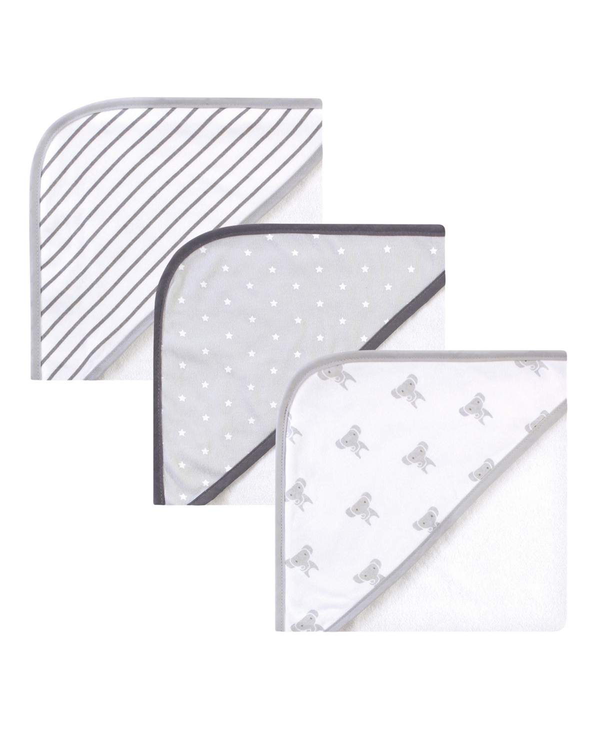 Hudson Baby Unisex Cozy Hooded Cotton-Blend Bath Wraps