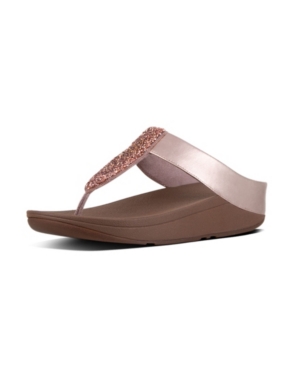 FitFlop Women's Sparklie Crystal Toe Post Sandal Women's Shoes