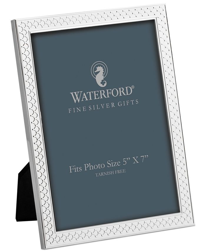 Waterford Padova SilverPlated 5" x 7" Frame Macy's