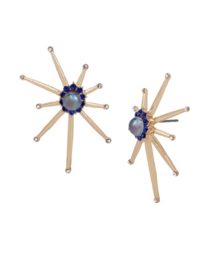image of Betsey Johnson Celestial Starburst Stud Earrings
