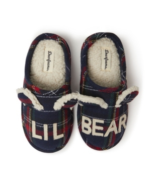 image of Boys and Girls Plaid Little Bear Clog