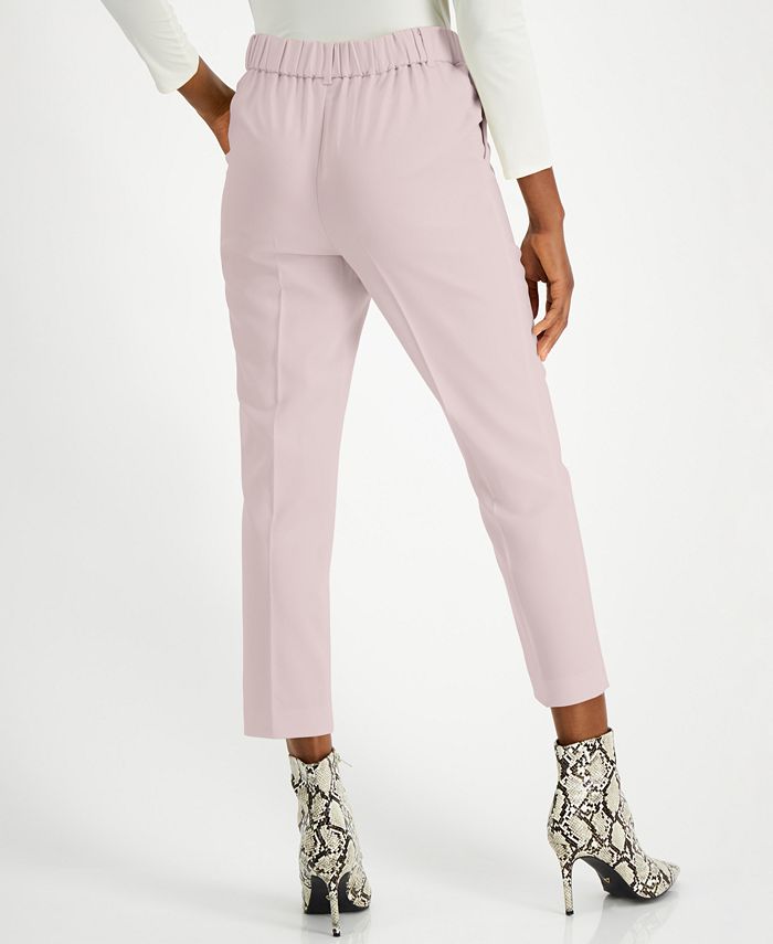 Alfani Plus Size Pull-On Cropped Pants, Created for Macy's & Reviews ...