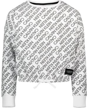 image of Calvin Klein Performance Big Girls Cinched Sweatshirt