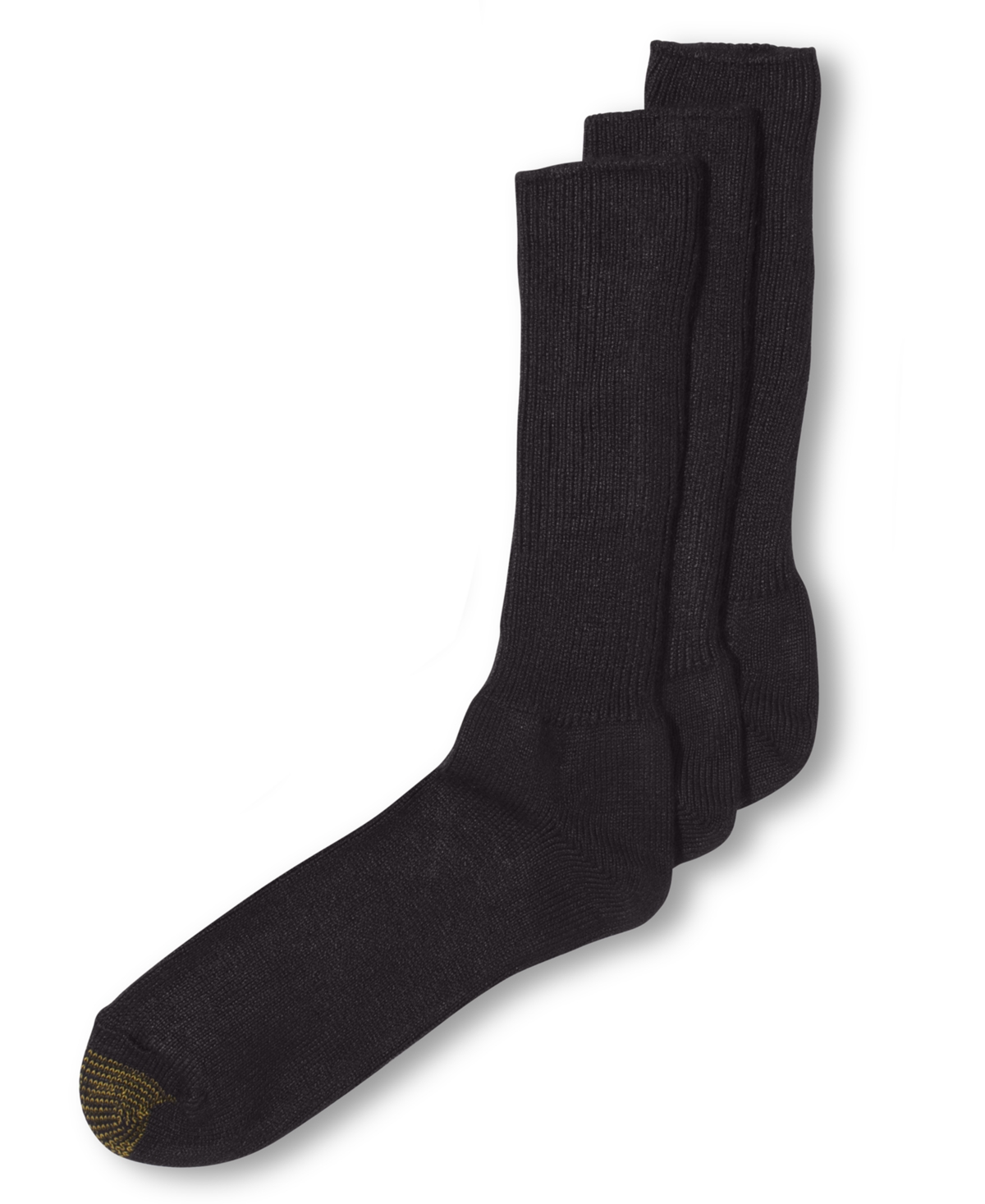 Men's 3- Pack Casual Acrylic Fluffie Socks - Black