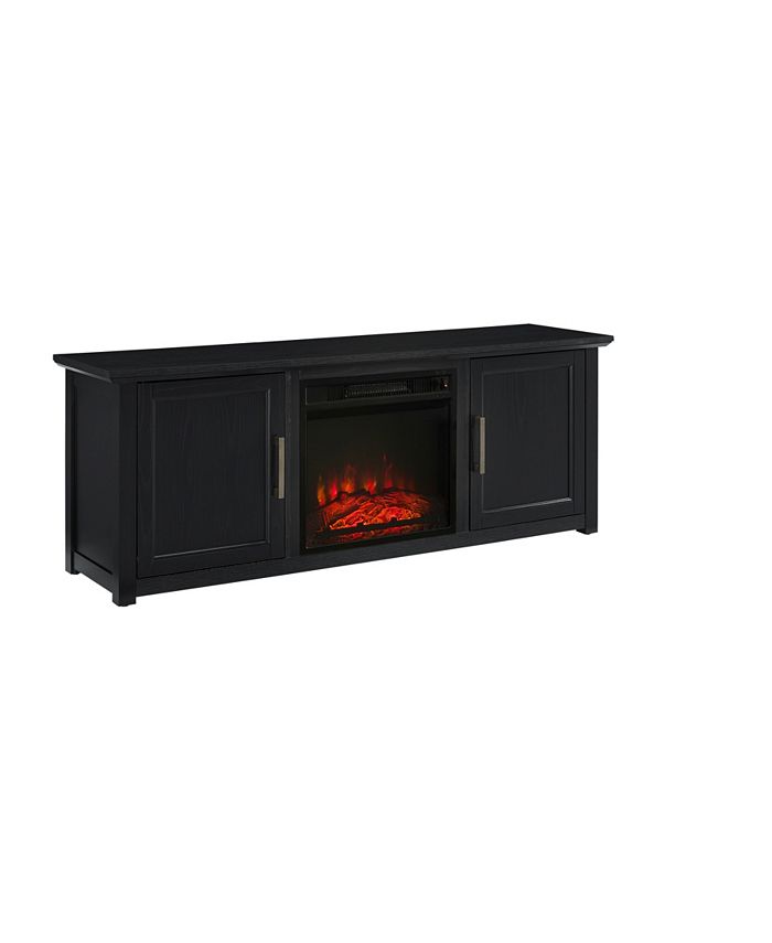 Crosley Camden 58" Low Profile TV Stand with Fireplace Macy's