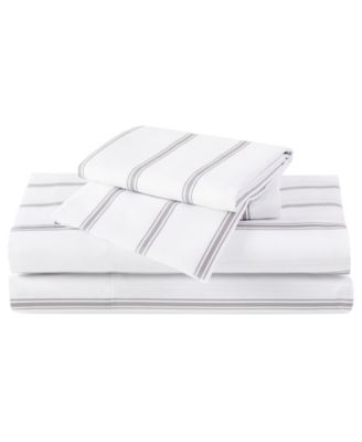Printed Microfiber 4-Pc. Sheet Set, Twin