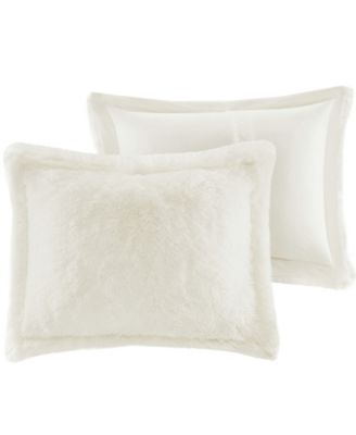 Malea Shaggy Faux-Fur 2-Pc. Duvet Cover Set, Twin