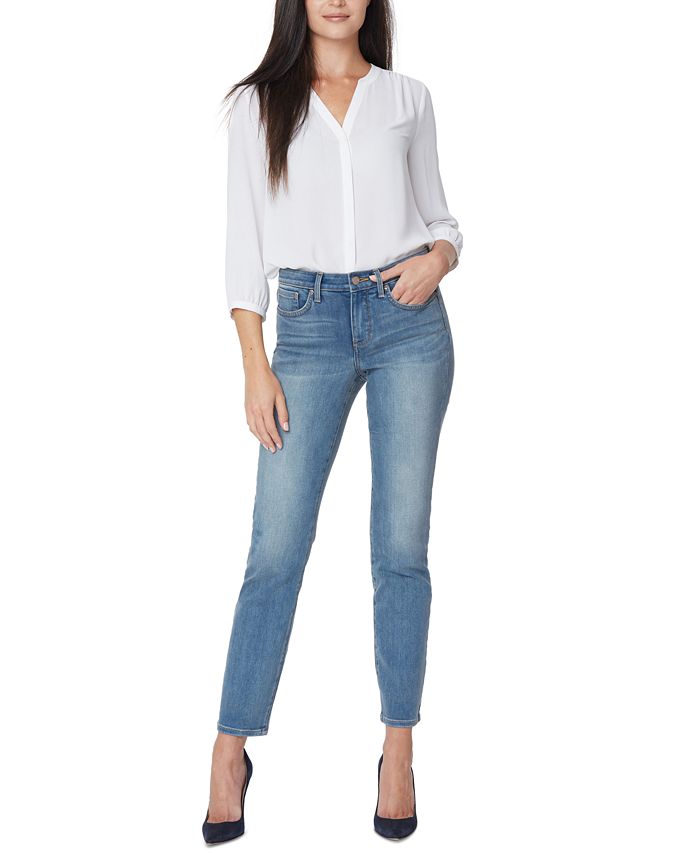 NYDJ Petite Sheri Tummy-Control Slim Jeans Female • Price »