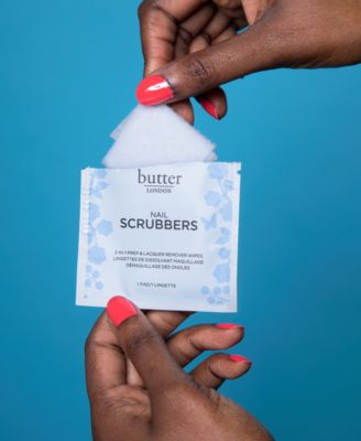 Nail Scrubbers 2-In-1 Prep & Lacquer Remover Wipes