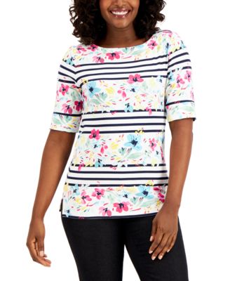 white womens tops macys