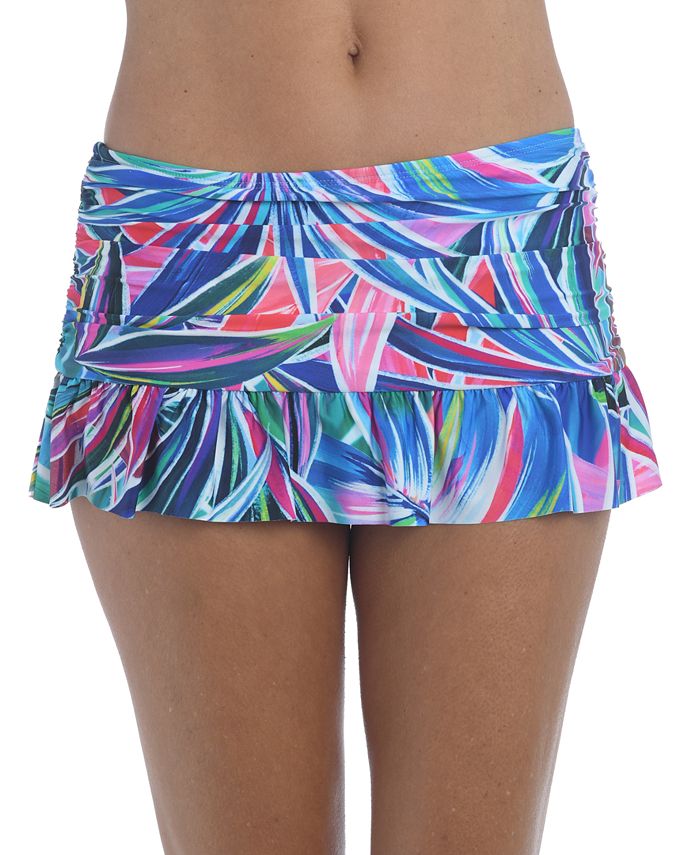 La Blanca Printed Hipster Swim Skirt & Reviews - Swimsuits & Cover-Ups ...