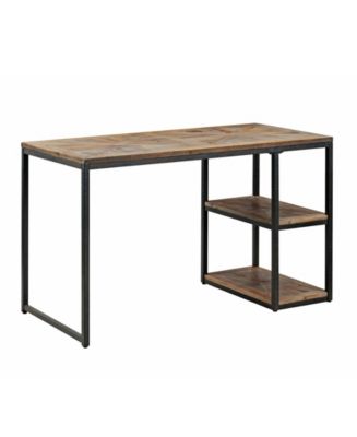 Southern Enterprises Gervi Reclaimed Wood Writing Desk Industrial Style ...