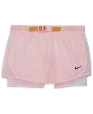 Nike Big Girls Tempo Tie-Dye Running Shorts