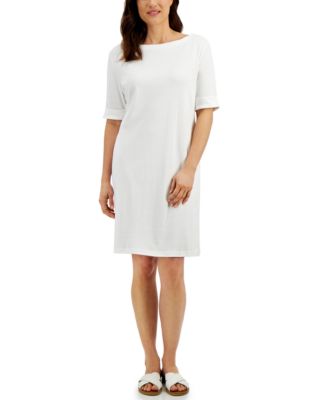 macy's off white dresses