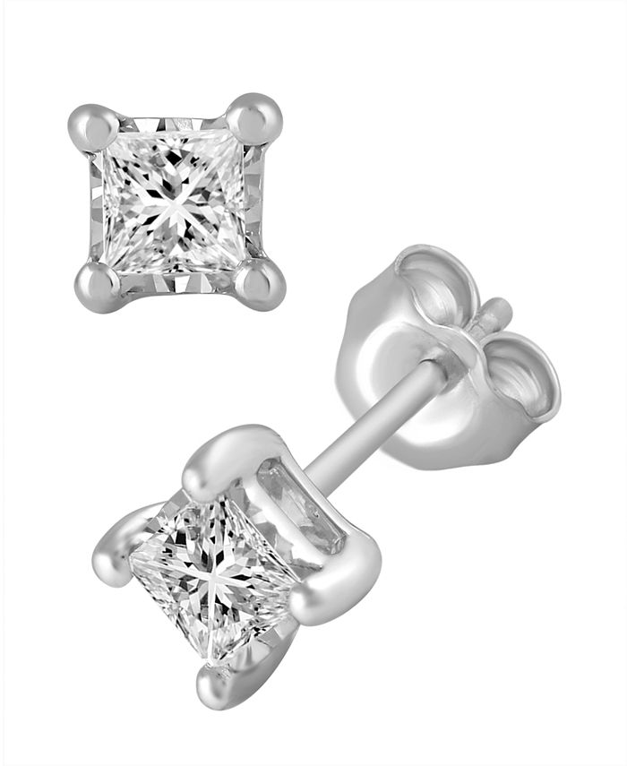 Macy's - Diamond Stud Earrings (3/4 ct. t.w.) in 14K White, Yellow or Rose Gold
