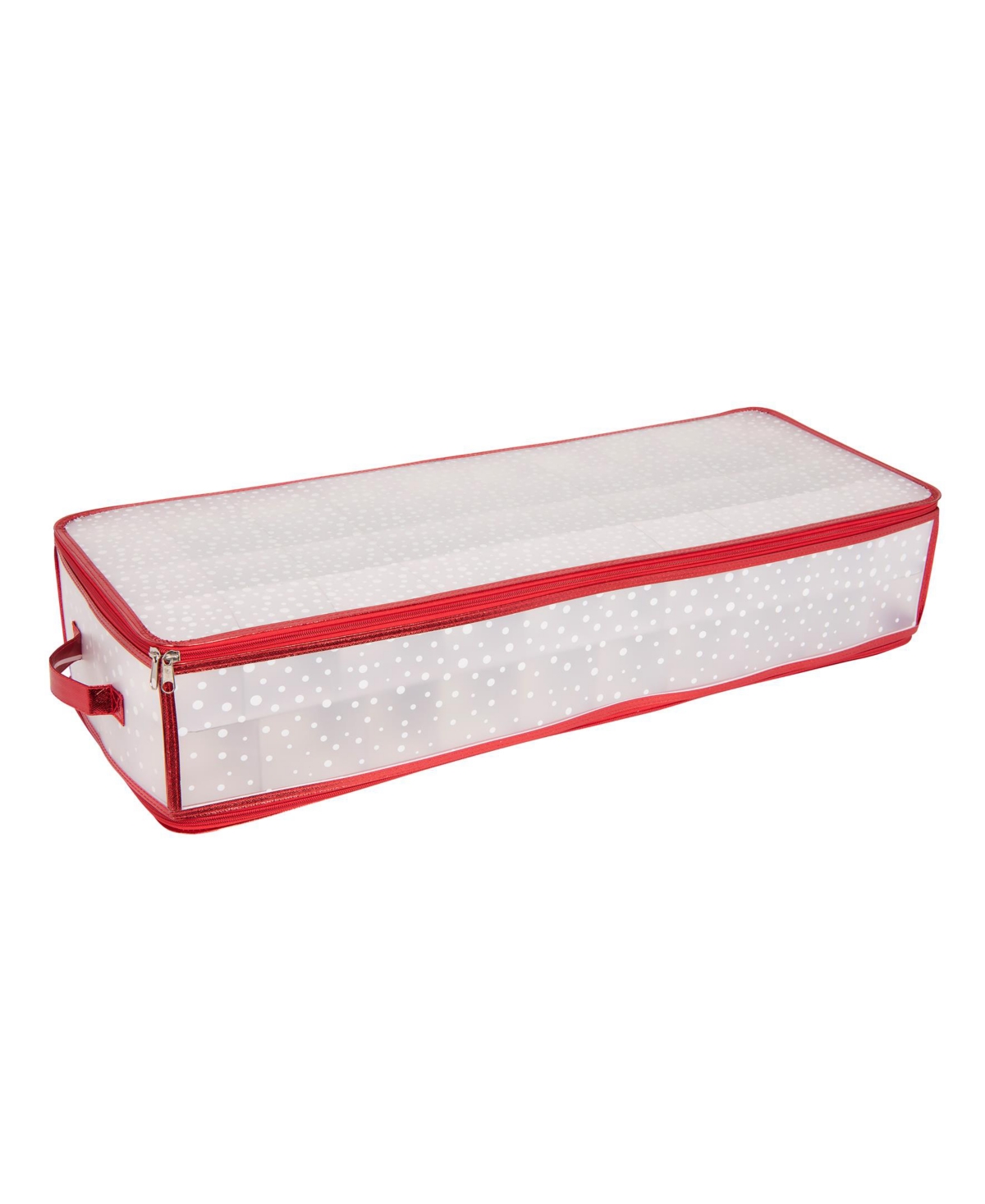 80 Count Ornament Storage Organizer in Red - Red