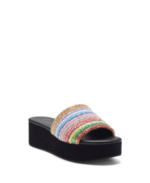 image of Jessica Simpson Women-s Trivia Flat Sandal Women-s Shoes