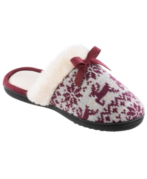 image of Totes Women-s Knit Hoodback Slippers
