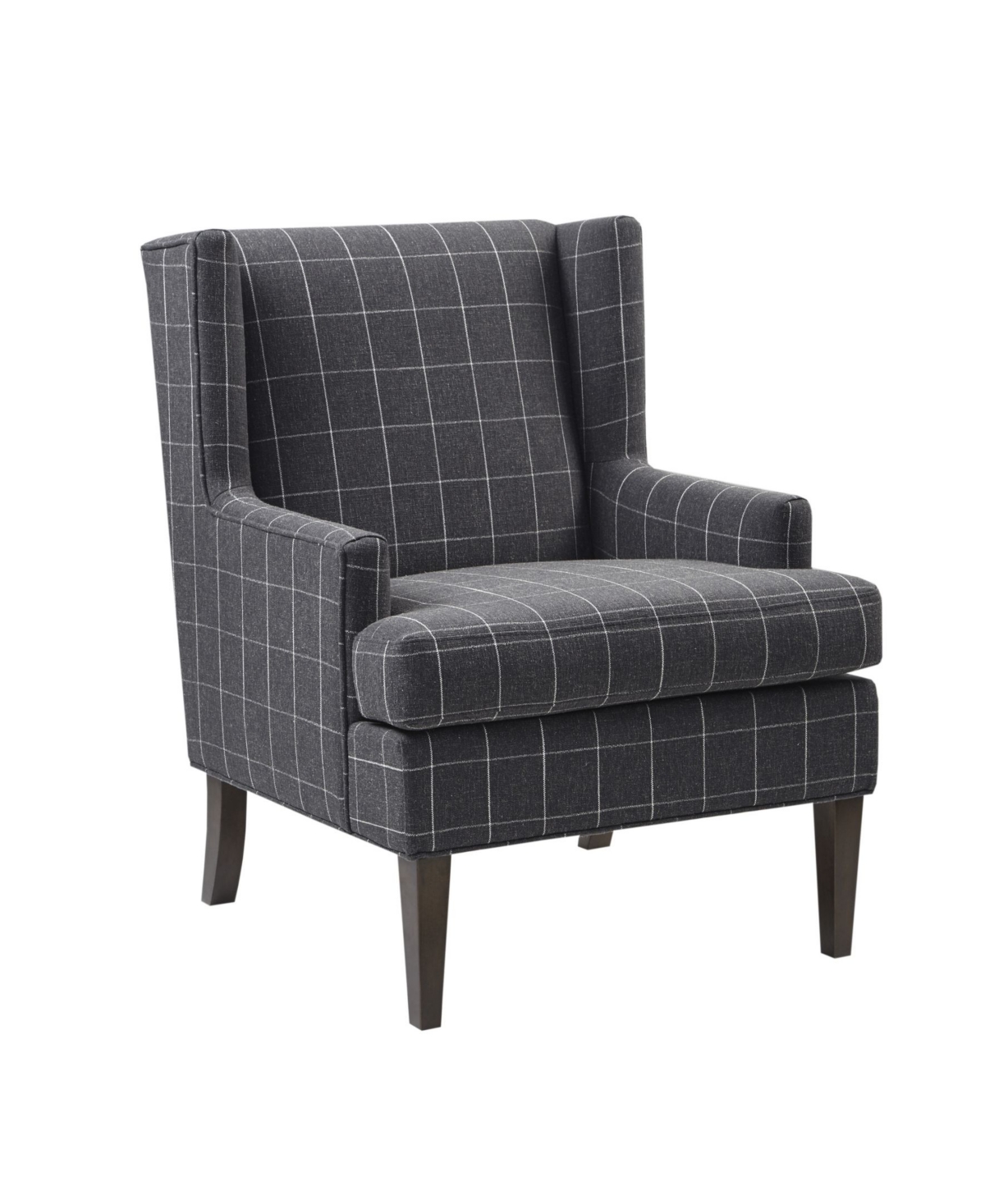 Martha Stewart Collection Decker Accent Chair In Charcoal