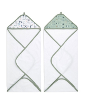 aden by aden + anais Essentials Hooded Towel Dinotime Set of 2