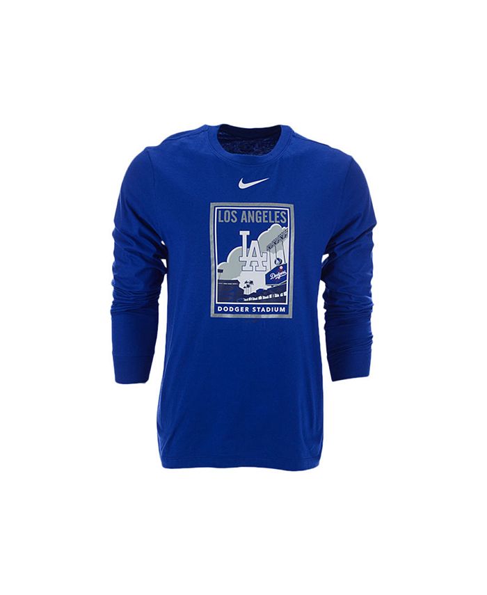 Nike Men's Los Angeles Dodgers Iconography Long-Sleeve T-Shirt - Macy's