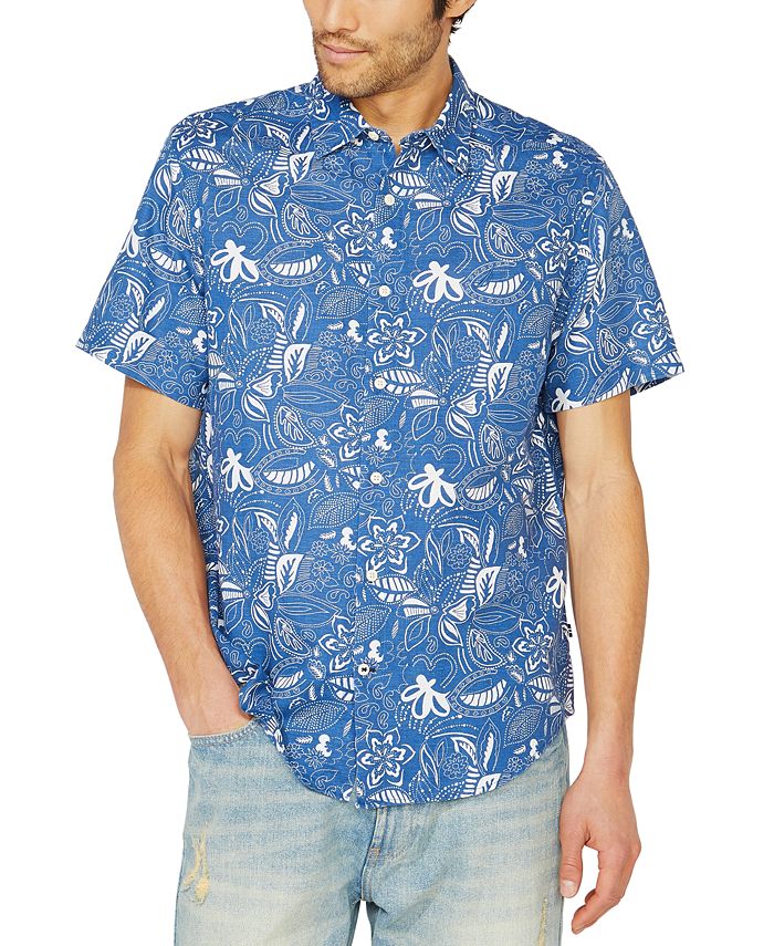 Nautica Men's Classic-Fit Paisley Printed Shirt - Macy's