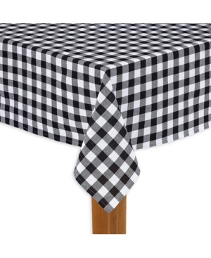 Lintex Buffalo Check Black 100% Cotton Table Cloth For Any Table 60"x104"