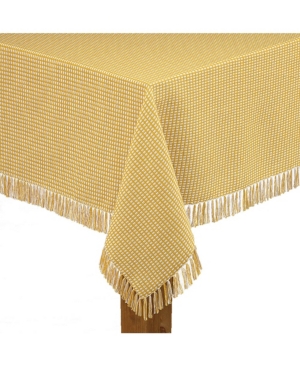 Lintex Homespun Gold 100% Cotton Tablecloth 60"x102"
