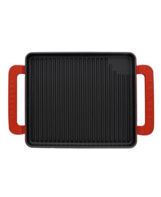 French Rectangular Enameled Cast Iron Grill