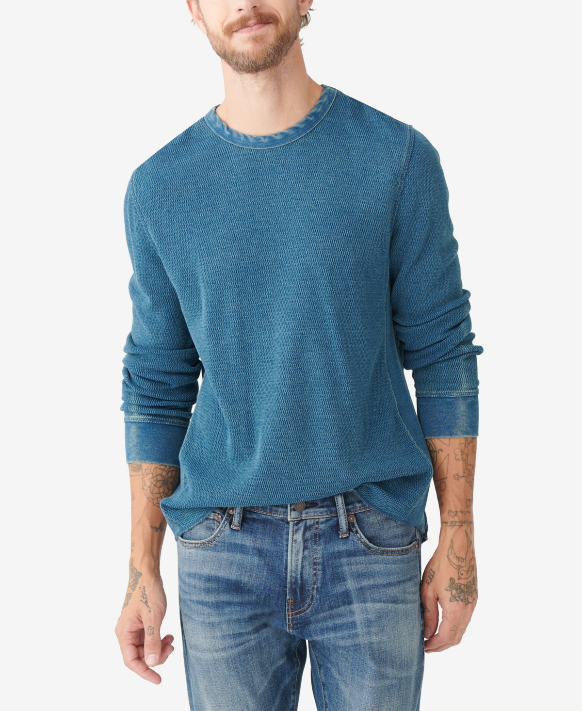 Lucky Brand Men's Thermal Crew Knit Shirt | Smart Closet