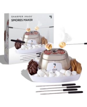 Sharper Image Electric Tabletop Smores Maker for Indoors, 6 Piece Set