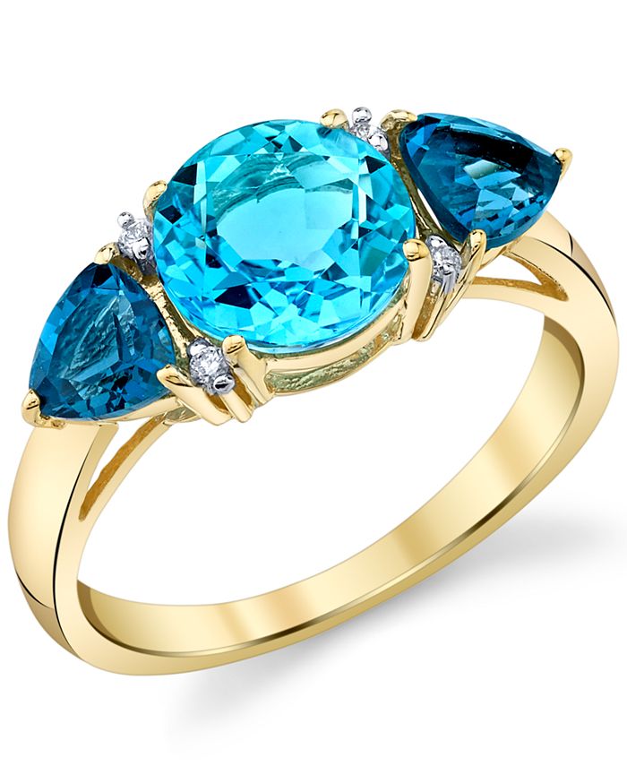 Macy's london blue topaz ring hotsell