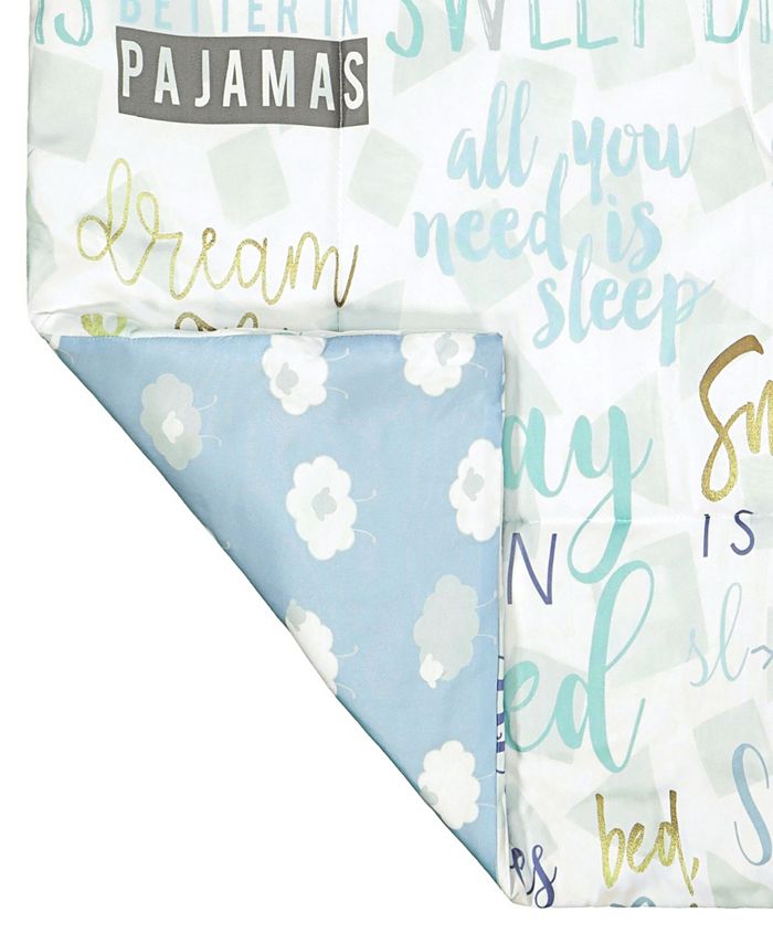 Waverly Spree Lights Out Reversible Twin Comforter Set, 2 Piece