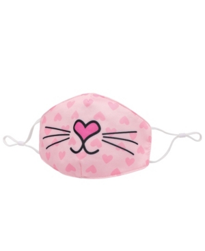 image of Bella Kitty Heart Printed Face Mask