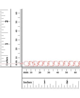 Cubic Zirconia Invert Linked Adjustable Bolo Bracelet in Sterling Silver (Also in 14k Gold Over Silver or 14k Rose Gold Over Silver)