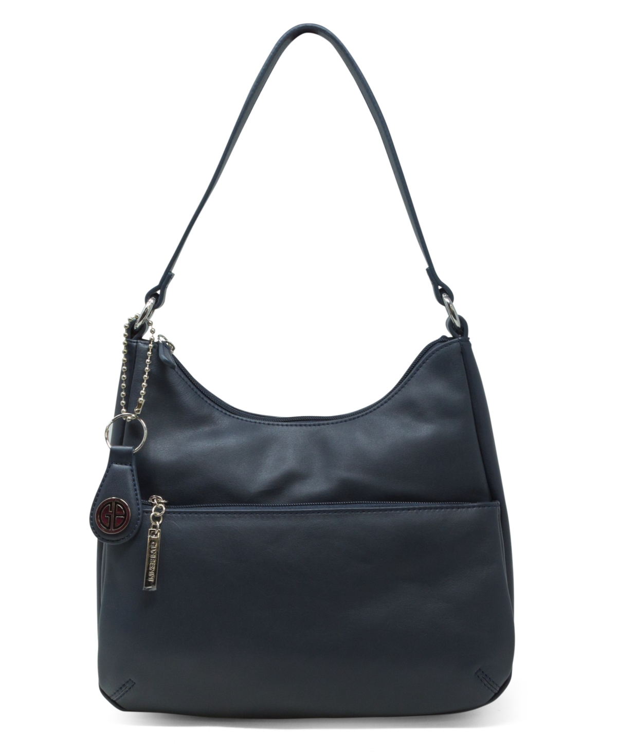 Giani Bernini Nappa Leather Hobo Bag, Created For Macy's In Blue