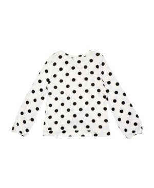 Monteau Big Girls Long Sleeve Hachi Twist Front Top