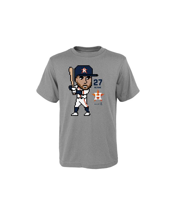 Outerstuff Houston Astros Youth Pixel Player T-Shirt - Alex