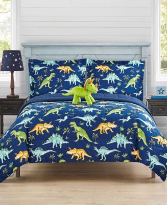 Watercolor Dinosaur Comforter Set - Macy's